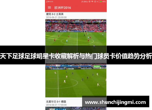 天下足球足球明星卡收藏解析与热门球员卡价值趋势分析