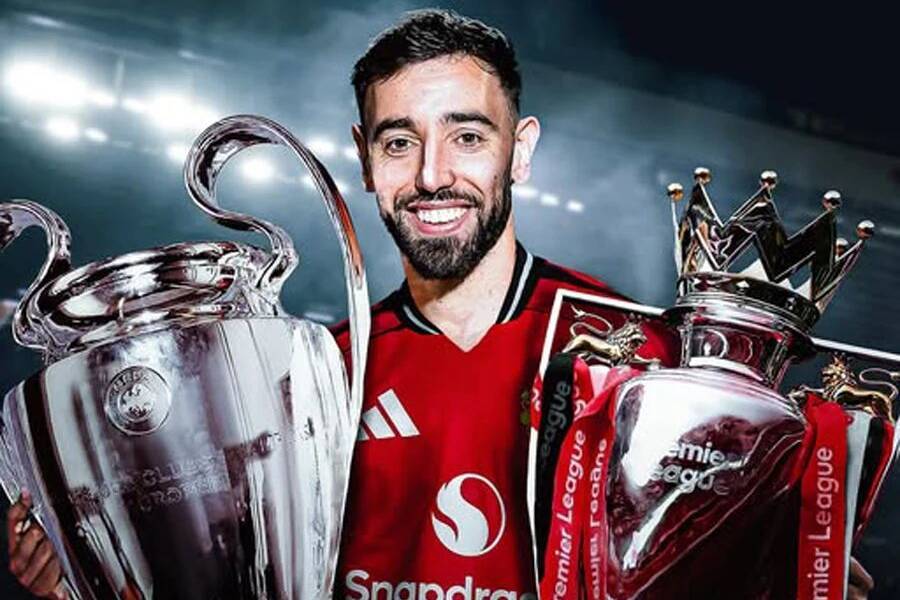 B费将留队踢欧冠，要求曼联以英超夺冠为目标！自曝指导青训福登